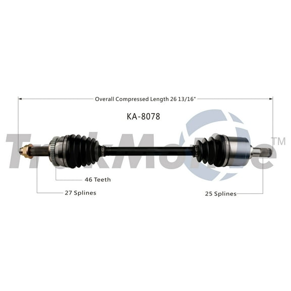CV Axle Shaft Fits select: 2012-2013 KIA SOUL