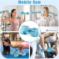 thumbnail image 3 of Mancuernas de 10LB (2x5), 2 Juegos de Mancuernas de Peso Libre, 2 LB, 3 LB, 4 Libras, 5 LB Pesos Ajustable, Adecuado para el Entrenamiento Deportivo en Gimnasios Familiares, 3 of 9