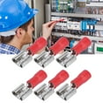 thumbnail image 4 of Spade Connector, Corrosion Resistance Widely Used Female Spade Connector Thermal Insulation 100PCS Conductivity  For Electrical Equipment Blue,Red, 4 of 8