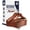 Cherry, variant on Premium Wooden Hangers 30 Pack - Durable & Slim Coat Hanger - Suit Hanger with 360-Degree Rotatable Hook - Wood Hangers with Shoulder Grooves (Grey Color)