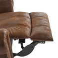 thumbnail image 5 of Christopher Knight Home Transitional Manual Recliner, Nailhead Trim, Tufted Design, Brown, 5 of 10