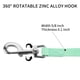 thumbnail image 5 of Correa Qiaosite impermeable y duradera para adiestramiento de perros de 3 m, color verde claro, 5 of 6