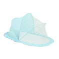 thumbnail image 2 of Abbracc Filet de Berceau Filet Anti-Punaises de Lit Pliable Léger Literie Bébé Complète S Bleu, 2 of 9