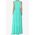 thumbnail image 2 of TheMogan Women's PLUS Sleeveless Scoop Neck Tiered Jersey Relaxed Fit Long Maxi Dress, 2 of 6