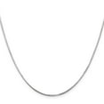 thumbnail image 3 of Auriga 14k White Gold 1.2mm Snake Chain Necklace 18inch for Women, 3 of 5