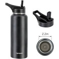 thumbnail image 6 of Wide Mouth Straw Lid Set Compatible with Hydro Flask Sports Water Bottle 1 Lid, 2 Straw, and 2 Cleaning Brushes Included, 6 of 6