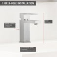 thumbnail image 3 of Delta Modern Single Handle Project-Pack Bathroom Faucet, Chrome, 3 of 7