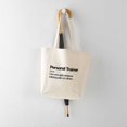 thumbnail image 5 of CafePress - Personal Trainer Definition Tote Bag - Unisex Canvas Tote Bag, Beige, 1-Piece, 5 of 7