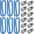 thumbnail image 1 of Yazoeia 6PCS Pool Hose Set, Portable 1.25-Inch Pool Hose 39-Inch Long Accessory Pool Pump Replacement Hose above Ground Pool Filter Pump Using 1 1/4 Diameter Hose for Outdoor (Blue) CJC912-135501, 1 of 9
