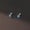 C - Deep Blue, variant on Sterling Silver Solitaire Boho Round Screw Back Helix Tragus Stud Earrings A4076-B - Light Blue