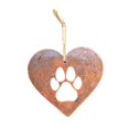 thumbnail image 1 of Rustic Iron Dog Paw Prints Ornament Customized Memorial Dog Cat Decorations for Home Kitchen Bathroom Bedroom, 1 of 8