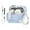 Bluewhite, variant on ELEHOLD Earphone Case for Samsung Galaxy Buds 3 FE 2025 ,Shockproof Secure Lock Stand Rugged Cover with Keychain+Clean Pen,Blue