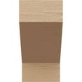 thumbnail image 2 of 8"W x 8"D x 16"H Wide Clemmons Rough Cedar Woodgrain TimberThane Corbel, Primed Tan, 2 of 6