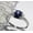 Black Vermeil, variant on Sterling Silver 3.25 ct Blue Star Sapphire Ring Timeless Elegant Wedding Jewelry Stunning Star Effect Ring for Women Silver 5