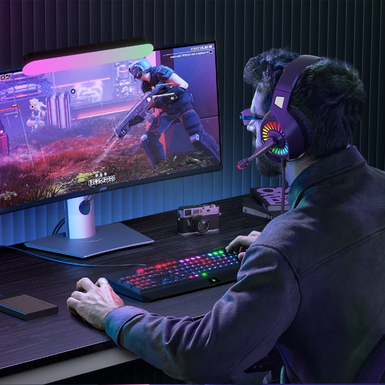 Cshidworld Gaming Headset, 7.1 Surround with Noise Cancelling photo 7