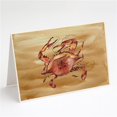 thumbnail image 1 of Cooked Crab Sandy Beach Greeting Cards & Envelopes - Pack of 8, 1 of 1