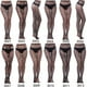 thumbnail image 4 of Pantimedias de verano Medias de rejilla Moda Chica Sexy Patrón Jacquard Encaje Hueco Vintage, 4 of 6