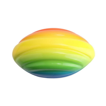 Soft PU Rugby Ball Foam Anti-stress Rugby Soccer Squeeze Toy Outdoor Training American Football Stress Reliever Child Outdoor Sports Play Games Birthday Gifts