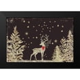 thumbnail image 2 of PI Studio 14x11 Black Modern Framed Museum Art Print Titled - Prancer At Night, 2 of 5