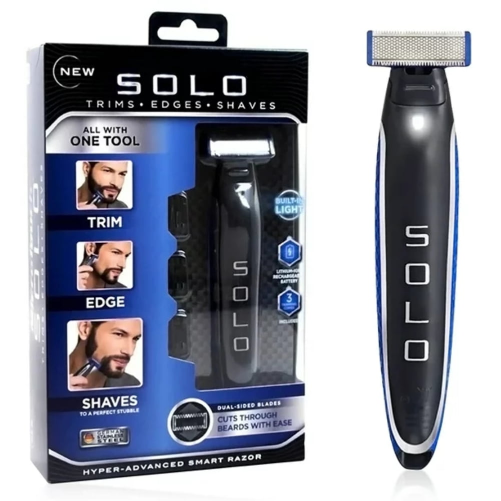 Solo - All-in-One Rechargeable Electric Shaver,Full Body Hair Trimmer  Electric Razor for Men 
