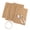 Brown, variant on FINGERCRAFT Placemats Set of 4 Washable and Durable Cotton Blend Dinner Table Mats, Non Slip Hemstitch Kitchen and Dining Tabletop for Home White