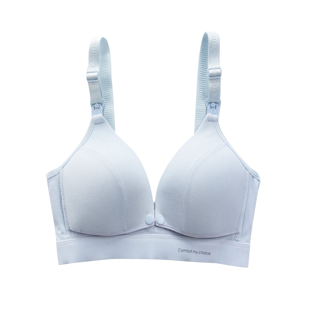 Ma&Baby Female Nursing Bra Solid Color Women BreastFeeding Bra