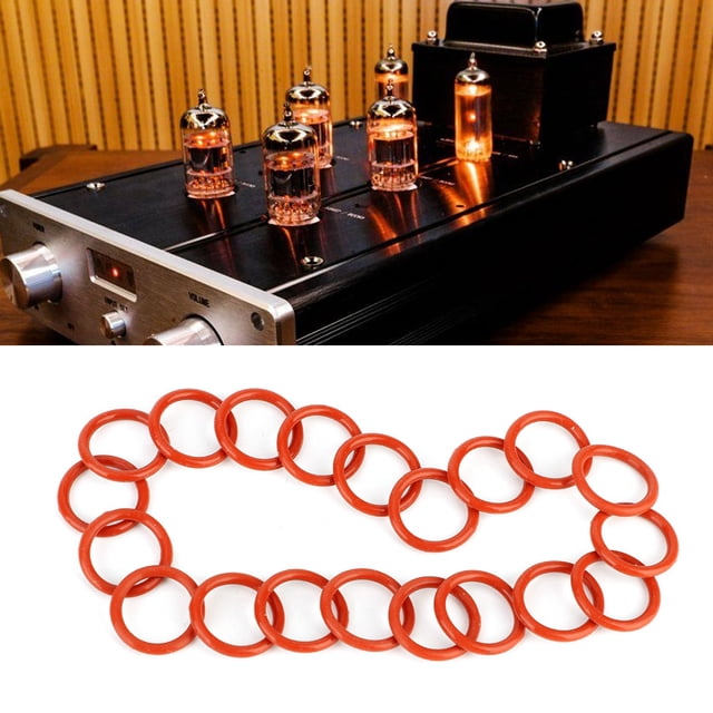 Anillos de silicona para amortiguador de tubo 20 piezas aptos para 12AX7 12AU7 12AT7 ANGGREK Otros