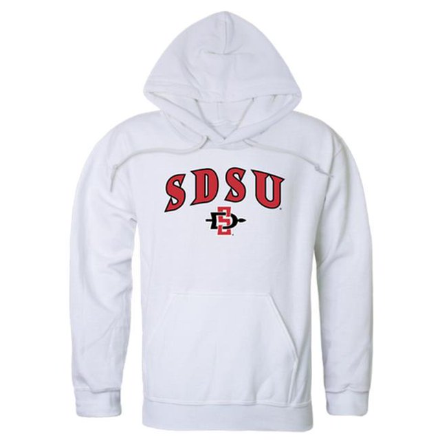 W Republic San Diego State University Campus Chandail à Capuchon, Blanc - Extra Large