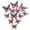B, variant on 4th of July Patriotic Car Sticker Independence Day Decal for Vehicle Window Bumper Creative Decor