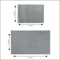 thumbnail image 2 of Ensemble de tapis surdimensionnés en polyester gris HomeTrends, 2 of 8