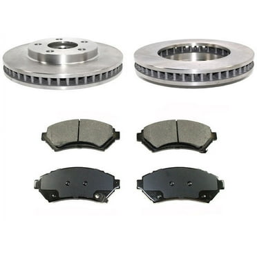Front Semi Metallic Brake Pads and Rotor Kit - Compatible with 1997 - 2003 Pontiac Grand Prix 1998 1999 2000 2001 2002
