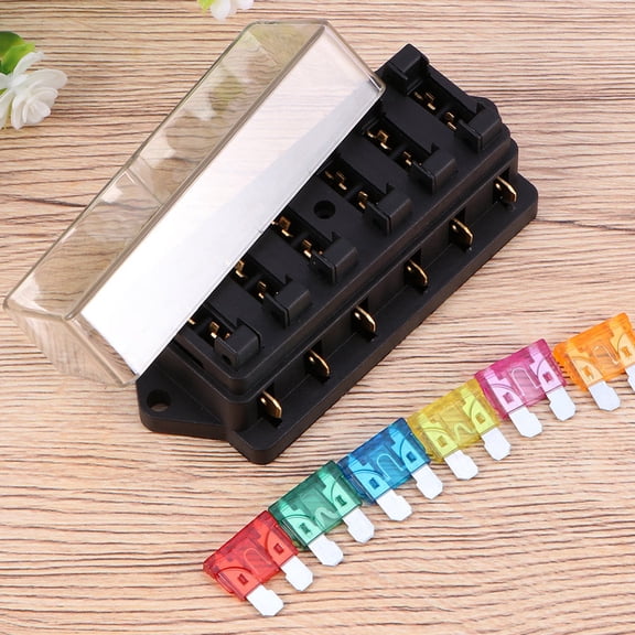 LABSERRON 2-Pack Black Auto Fuse Holder for Car and Truck Electrical Circuits Accessories