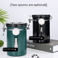 thumbnail image 4 of Tarro de acero inoxidable 304 para almacenar granos de café, tarro sellado, tarro para té, tarro para almacenar leche en polvo, tarro para granos de café, 4 of 6