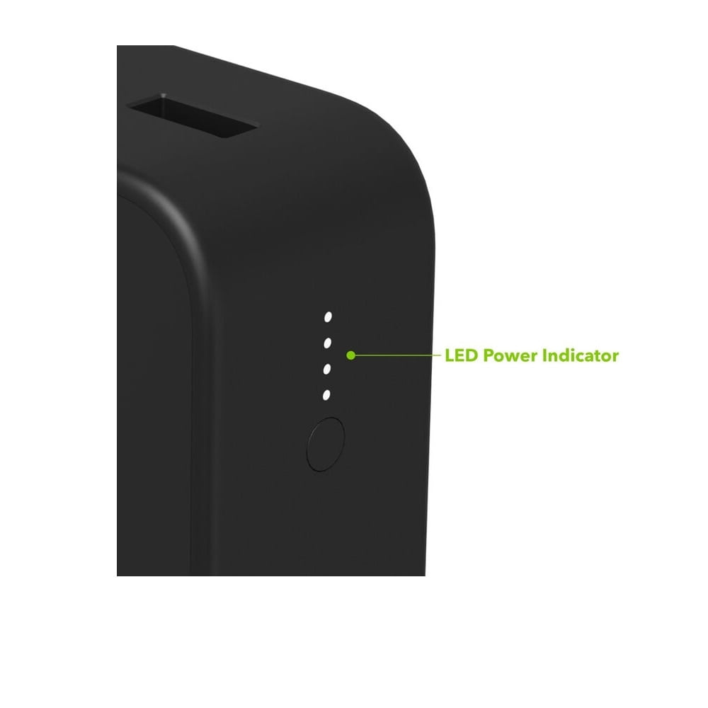 Restored mophie Powerstation 2023 with PD Power Bank - 10 000 mAh Large Internal Battery (2) USB-A Port and (1) 20W USB-C PD Fast Charging Input/Output Port Travel-Friendly (Refurbished)