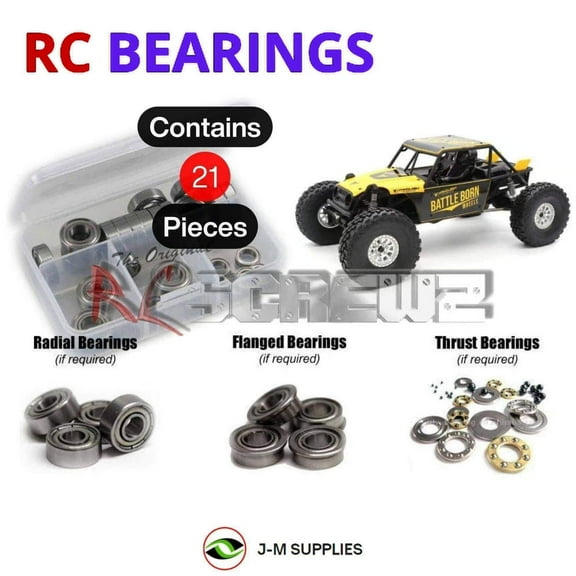 RCScrewZ Metal Shielded Bearings vanq003b for Vanquish H10 Optic/RTR Crawler (#VPS09010/27) | SET