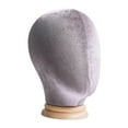 thumbnail image 3 of FITYLE Mannequin Head Model, Manikin Head Hat Display Stand, Freestanding Display Head for Beauty Salon or Shop Headset Glasses, grey, 3 of 10