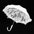 thumbnail image 3 of Lace Umbrella Props, Umbrella, Flowers For Party Gift 51241 Bleached Color, 3 of 8
