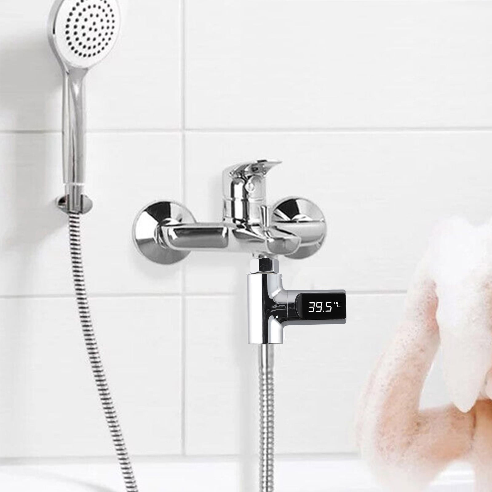 Digital Shower Temperature Display Water Thermometer Realtime Monitor