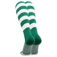 thumbnail image 2 of 4 Stripe Hoop Soccer Rugby Socks (Kelly/White, Small), 2 of 2
