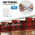 thumbnail image 3 of Christmas Personalization Shower Curtain Bathroom Floor Mat Base Mat Toilet Mat Combination Set, 3 of 6