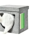 thumbnail image 6 of Vibrant Life Cat Cube Condo, GRAY, 6 of 8