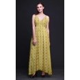 thumbnail image 3 of Bimba Tie-Dye Ladies Printed Resort Maxi DrawstringDressSpaghetti Strap Beach Wear-Medium, 3 of 5