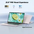 thumbnail image 3 of 15.6" FHD IPS 2025 Business Laptop Computer Windows 11 16GB RAM 1TB SSD,4 Cores 13th Gen Intel N150(Up to 3.6GHz) 65W Type C Fingerprint Numpad Backlit Keyboard WiFi 6, 3 of 10