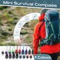 thumbnail image 4 of Becaristey 18pack/lot Reliable Survival Compass For Wilderness Navigation Safe Mmaterial Survival Compasses, 4 of 5