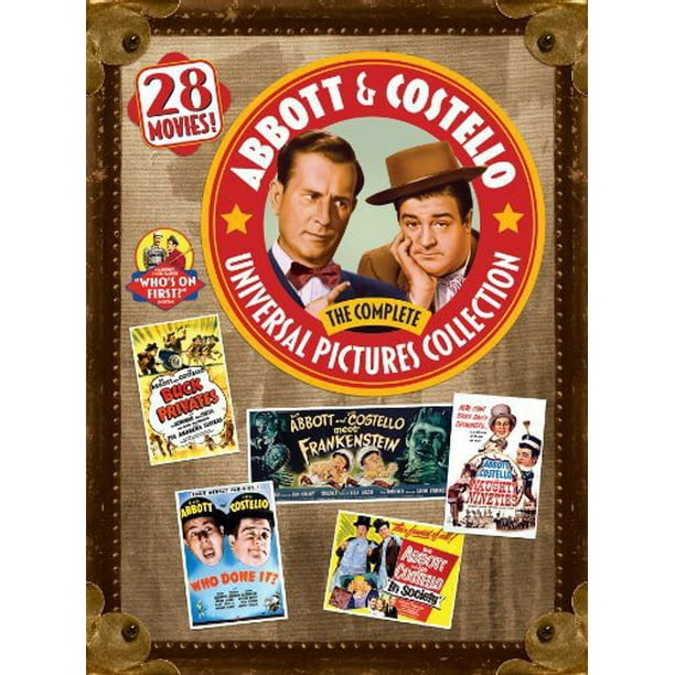 Abbott And Costello The Complete Universal Pictures Collection Dvd Walmart Com Walmart Com