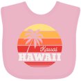 thumbnail image 3 of Inktastic Kauai Hawaii Retro Sunset Boys or Girls Baby Bib, 3 of 4