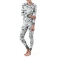 thumbnail image 6 of Fruit of the Loom Women's and Women's Plus Long Underwear 2-Piece Waffle Top and Bottom Thermal Set, Prints, 6 of 14