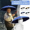 thumbnail image 2 of Outdoor Foldable Sun Umbrella Hat Fishing Camping Headwear Hats Cap Head· J5U6, 2 of 5