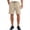 Khaki, variant on Men's Athletic Shorts with Zipper Pockets Lightweight Drawstring Stretch for Workout Gym Basketball 30-42