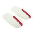 thumbnail image 2 of Unique Bargains 1 Pair Disposable Slippers Foldable Children's Style Hotel Slippers Red White, 2 of 5